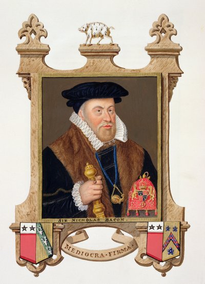 Portrait of Sir Nicholas Bacon from 